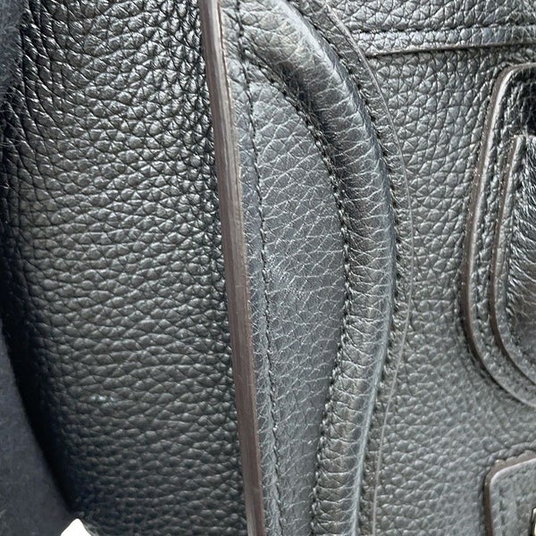 セリーヌ ハンドバッグ ラゲージ ナノショッパー 189243 CELINE 2way 黒