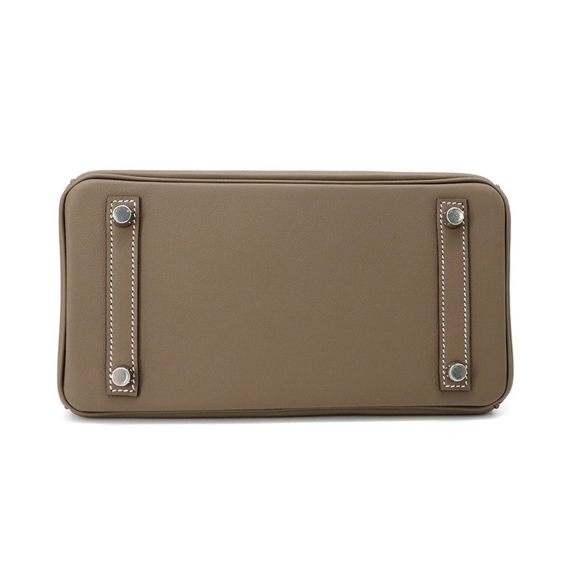 エルメス バーキン25 エトゥープ/シルバー金具 スイフト K刻印 HERMES Birkin ハンドバッグ