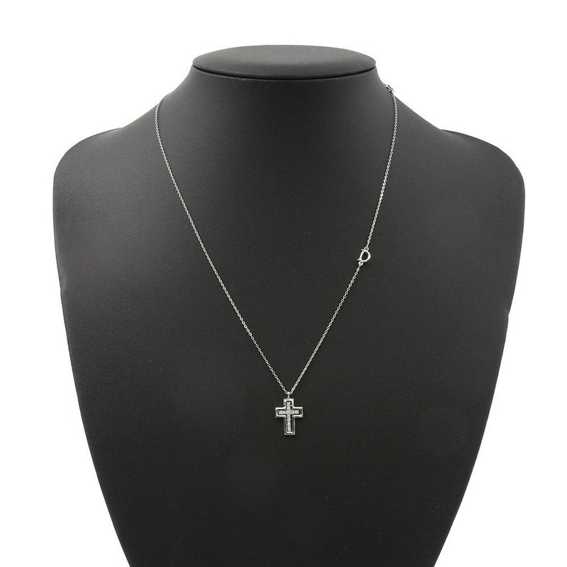 ダミアーニ ネックレス ベル エポック ミニ クロス ダイヤモンド K18WGホワイトゴールド 20059783 DAMIANI ペンダント