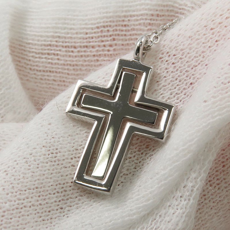 ダミアーニ ネックレス ベル エポック ミニ クロス ダイヤモンド K18WGホワイトゴールド 20059783 DAMIANI ペンダント