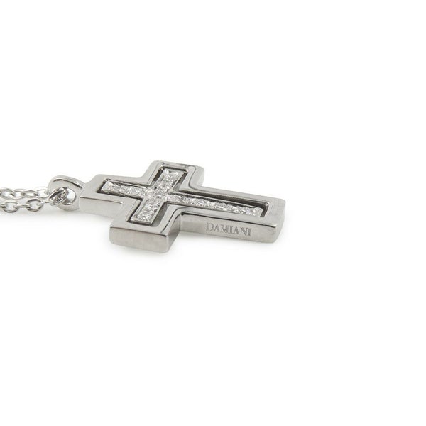 ダミアーニ ネックレス ベル エポック ミニ クロス ダイヤモンド K18WGホワイトゴールド 20059783 DAMIANI ペンダント