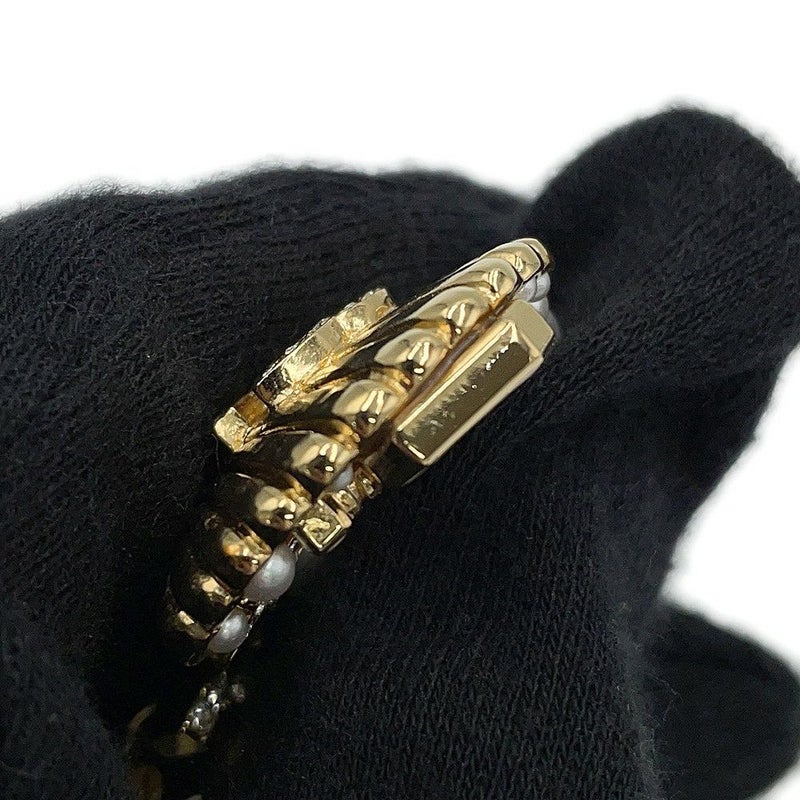 シャネル イヤリング ココマーク 貝殻モチーフ フェイクパール ラインストーン C25 C ABF071 CHANEL アクセサリー