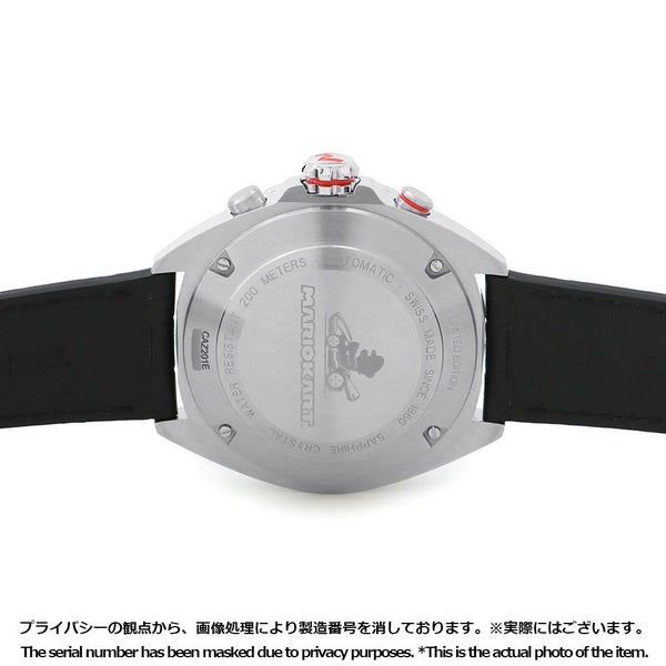 タグホイヤー フォーミュラ1 キャリバー16 クロノグラフ マリオカート コラボ CAZ201E TAGHEUER 黒文字盤