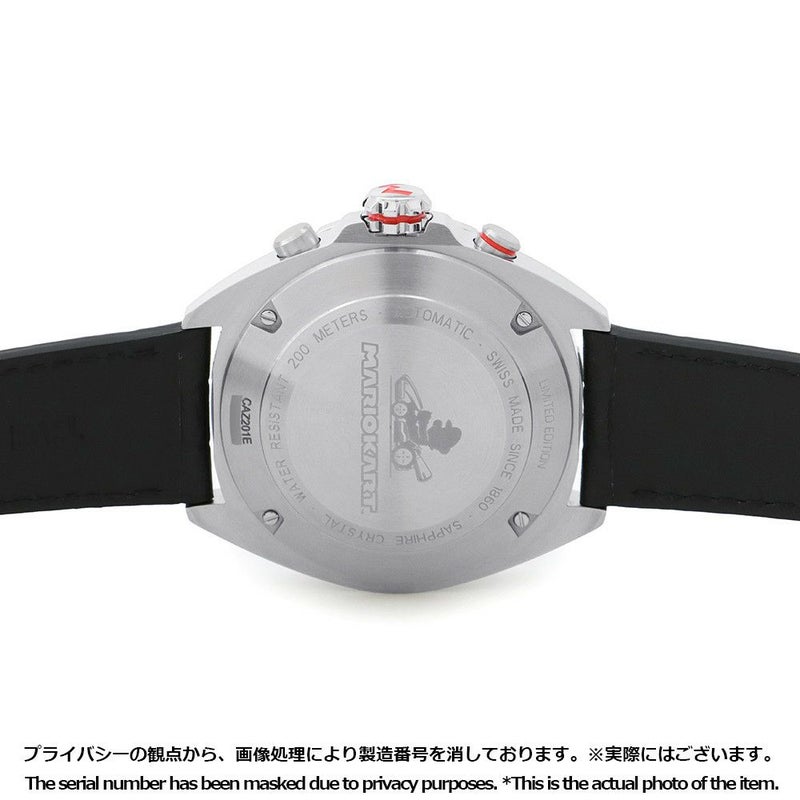 タグホイヤー フォーミュラ1 キャリバー16 クロノグラフ マリオカート コラボ CAZ201E TAGHEUER 黒文字盤