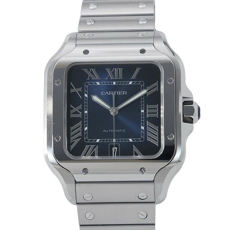 カルティエ サントス ドゥ カルティエ LM WSSA0071 Cartier 腕時計 ブルー文字盤