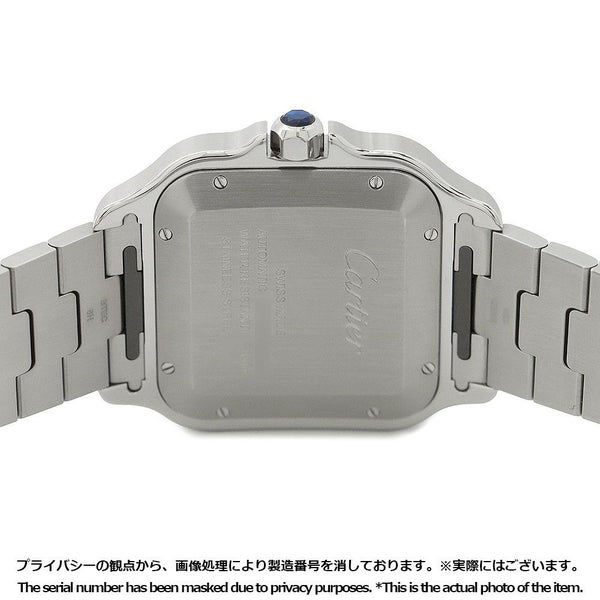 カルティエ サントス ドゥ カルティエ LM WSSA0071 Cartier 腕時計 ブルー文字盤