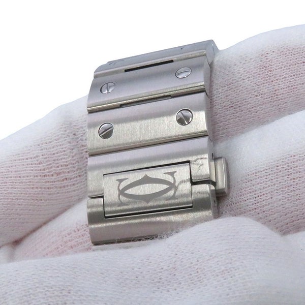 カルティエ サントス ドゥ カルティエ LM WSSA0071 Cartier 腕時計 ブルー文字盤