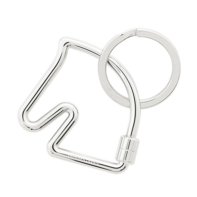 エルメス キーホルダー シュバル Cheval シルバー金具 HERMES キーリング