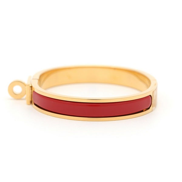 エルメス ブレスレット ミニクリック ケリー PM レッド/ゴールド金具 エナメル HERMES アクセサリー