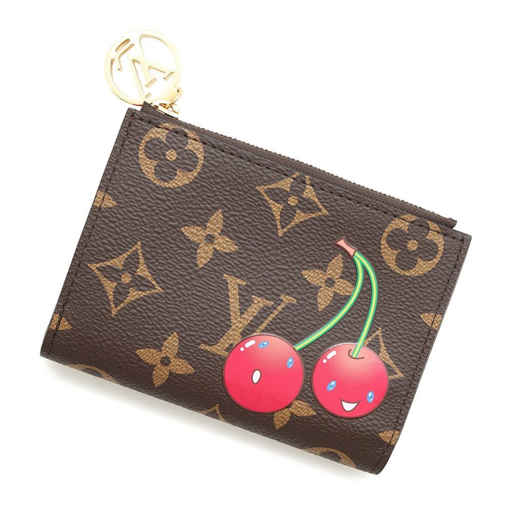 ルイヴィトン 二つ折り財布 モノグラム LV×TM ポルトフォイユ・リサ