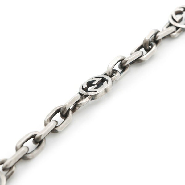 グッチ ブレスレット インターロッキング チェーン Ag925 サイズ18 620798 GUCCI アクセサリー