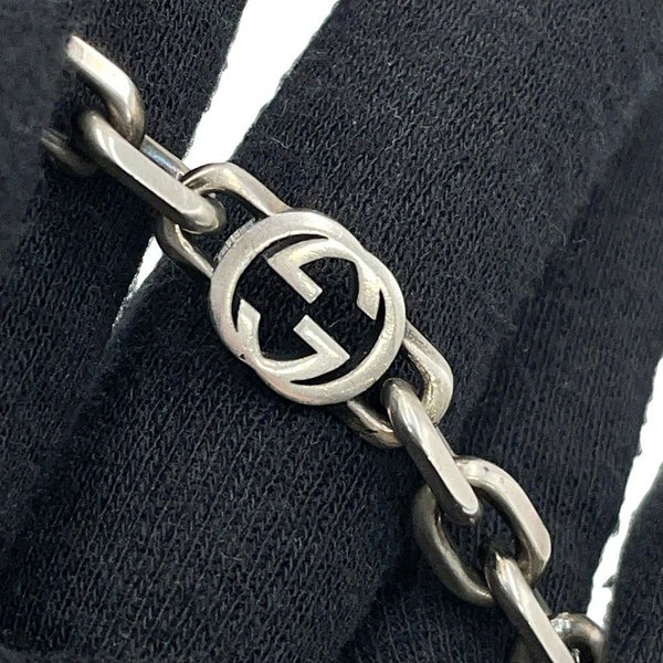 グッチ ブレスレット インターロッキング チェーン Ag925 サイズ18 620798 GUCCI アクセサリー
