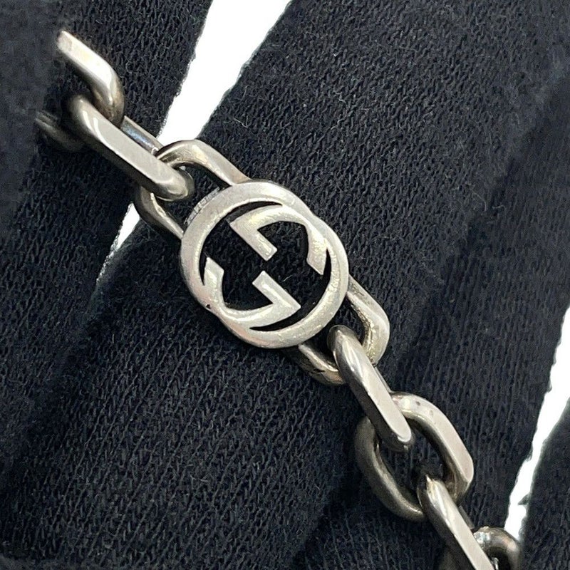 グッチ ブレスレット インターロッキング チェーン Ag925 サイズ18 620798 GUCCI アクセサリー