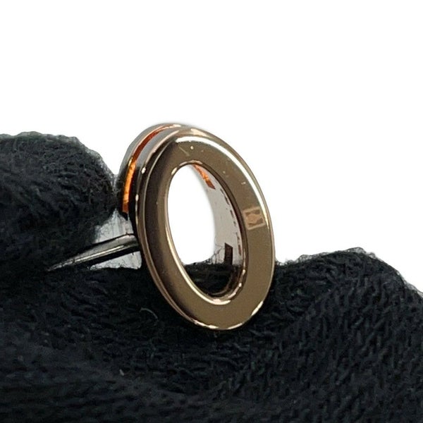 エルメス ピアス ミニ・ポップアッシュ ブラック/ピンクゴールド金具 Hモチーフ HERMES Pop H ポップH 黒