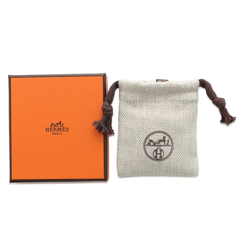 エルメス ピアス ミニ・ポップアッシュ ブラック/ピンクゴールド金具 Hモチーフ HERMES Pop H ポップH 黒