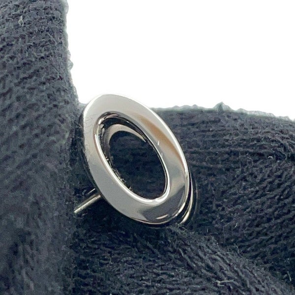 エルメス ピアス ミニ・ポップアッシュ ブラック/シルバー金具 Hモチーフ HERMES Pop H ポップH 黒