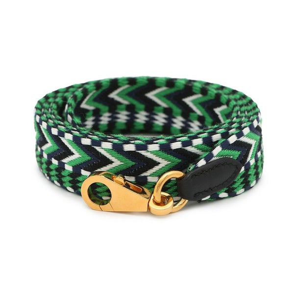 エルメス ショルダーストラップ バンドリエール サングル アレグロ ブラック/バンブー/ホワイト/ブルーインディゴ/シルバー金具 Y刻印