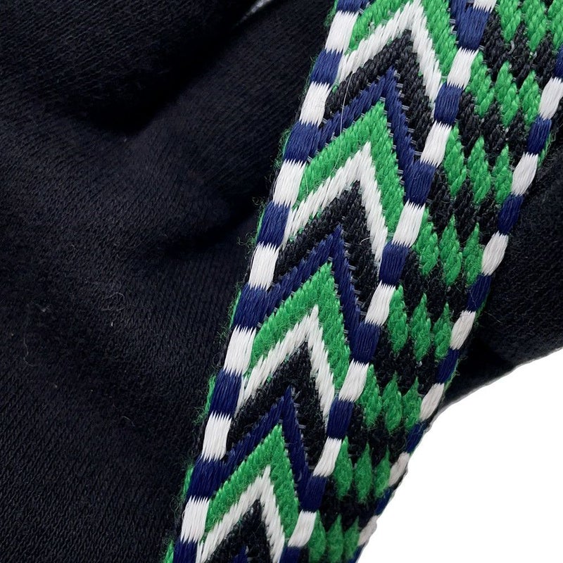 エルメス ショルダーストラップ バンドリエール サングル アレグロ ブラック/バンブー/ホワイト/ブルーインディゴ/シルバー金具 Y刻印