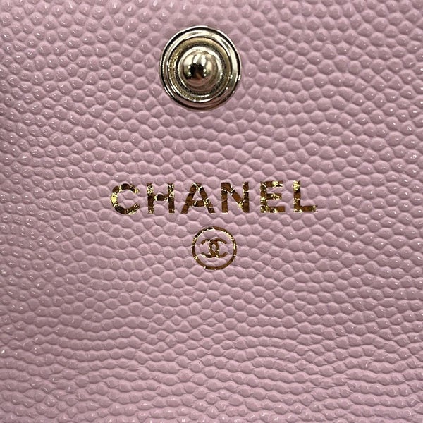 シャネル カードケース マトラッセ ココマーク キャビアスキン AP3187 CHANEL 財布