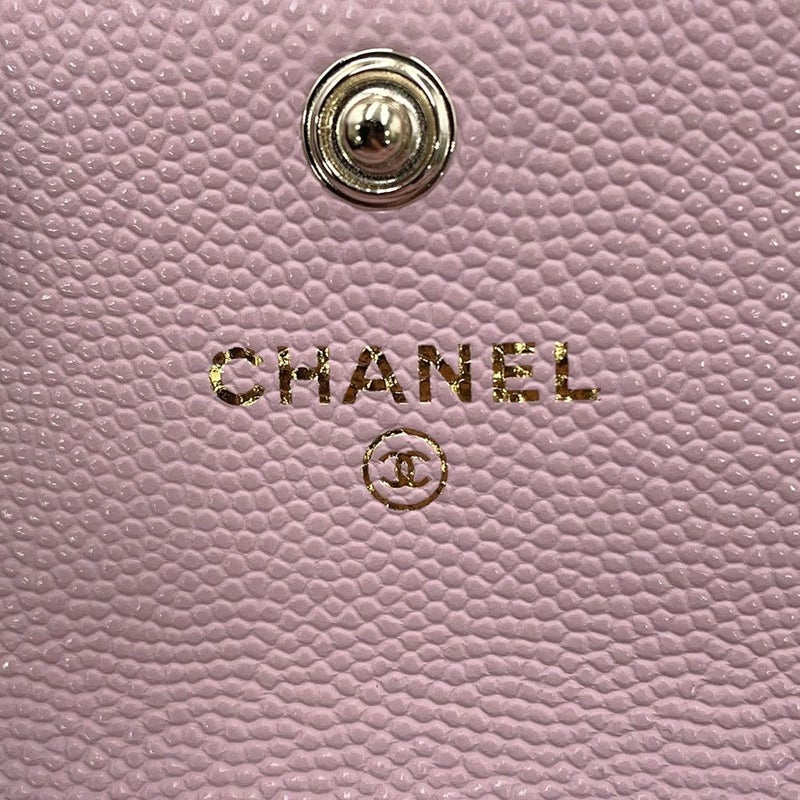 シャネル カードケース マトラッセ ココマーク キャビアスキン AP3187 CHANEL 財布