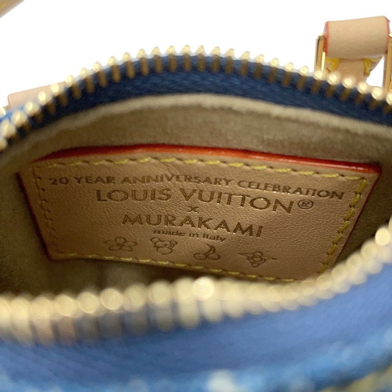 ルイヴィトン バッグチャーム LV × TM マイクロ スピーディ モノグラム デニム・チェリー M02535 村上隆 キーホルダー
