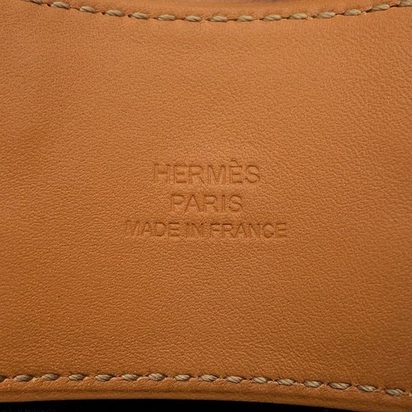 エルメス ブレスレット コリエドシアン ブラック/シルバー金具 ボックスカーフ A刻印 サイズS HERMES 黒
