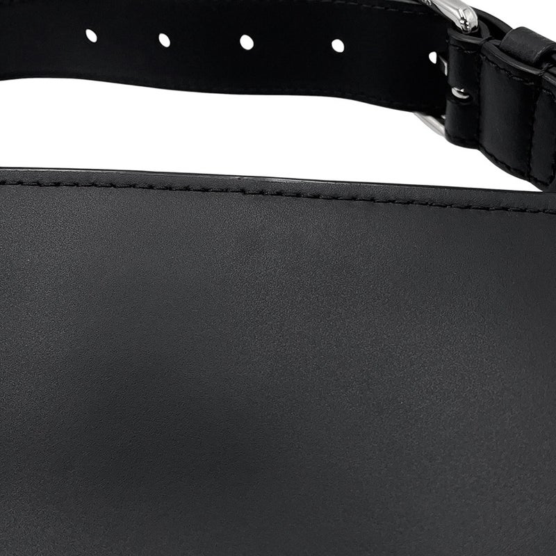 ヴァレンティノ・ガラヴァーニ ボディバッグ VLTNロゴ レザー VY2B0A10WJW VALENTINO ベルトバッグ 黒 白