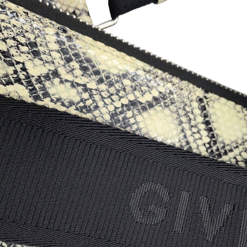 ジバンシー ショルダーバッグ アンティゴナ 型押しレザー BKU01WK17F-004 GIVENCHY 白 黒