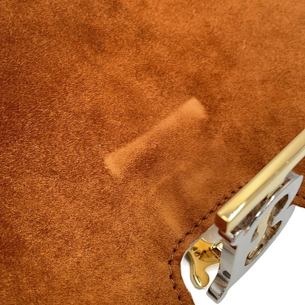 バーバリー チェーンショルダーバッグ TB ミディアム スエード レザー BURBERRY