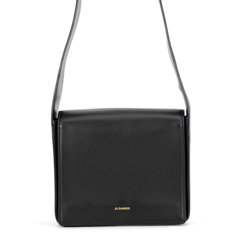 ジルサンダー ショルダーバッグ スクエア フラップ レザー JSWT852619WTB69161N12 JIL SANDER 黒