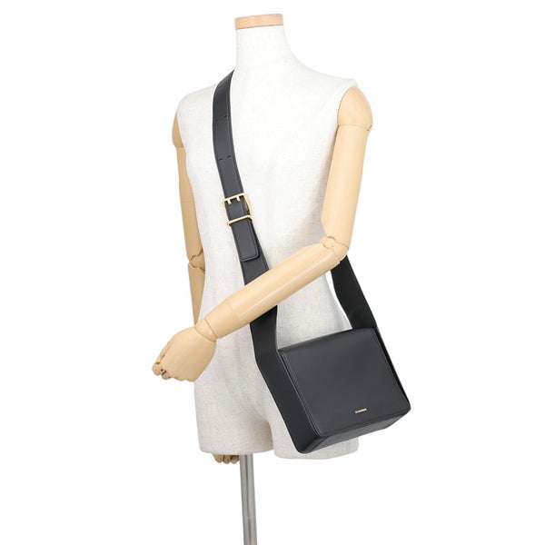 ジルサンダー ショルダーバッグ スクエア フラップ レザー JSWT852619WTB69161N12 JIL SANDER 黒