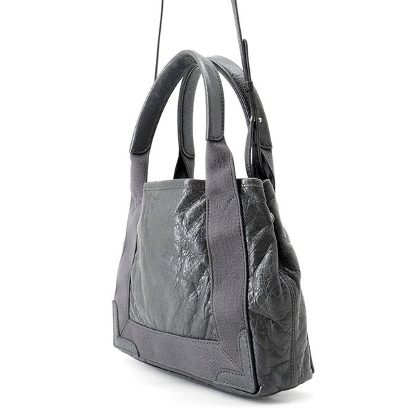 バレンシアガ ハンドバッグ ネイビーカバXS レザー 390346 BALENCIAGA 2way