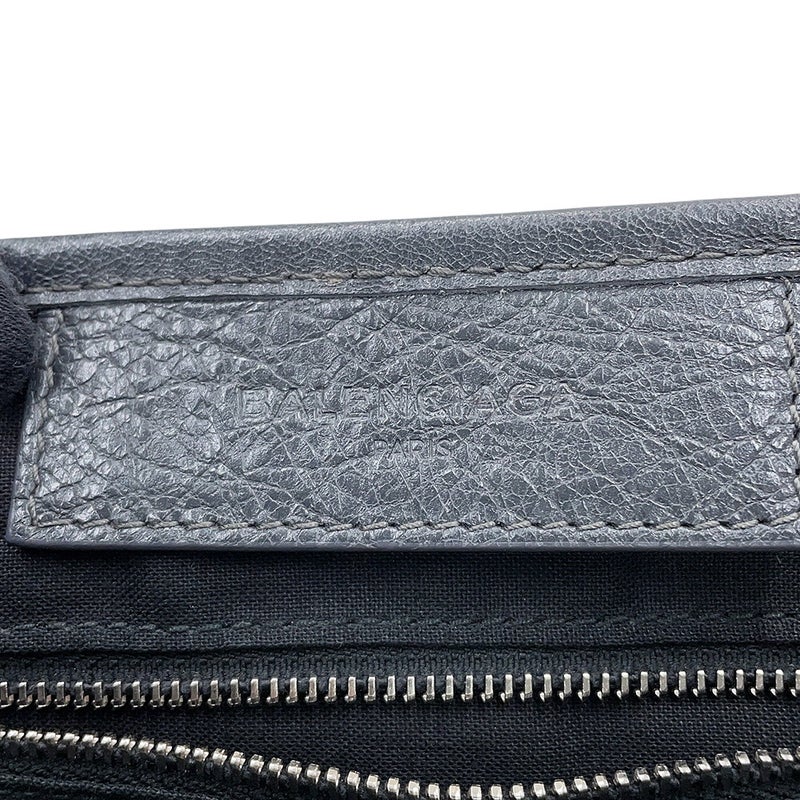 バレンシアガ ハンドバッグ ネイビーカバXS レザー 390346 BALENCIAGA 2way