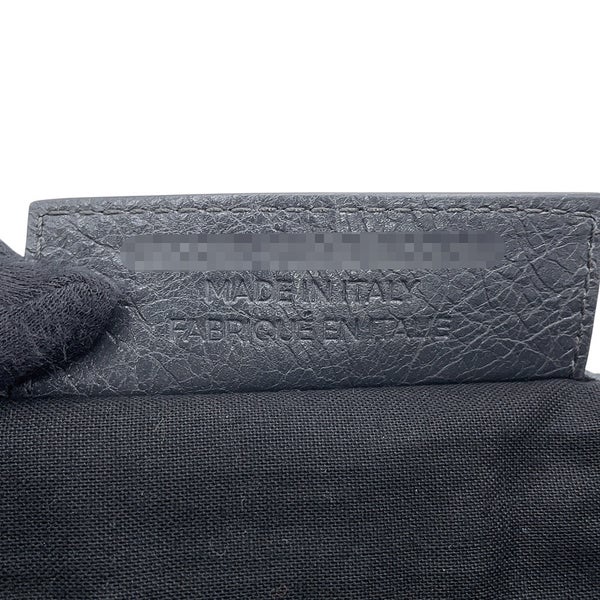 バレンシアガ ハンドバッグ ネイビーカバXS レザー 390346 BALENCIAGA 2way