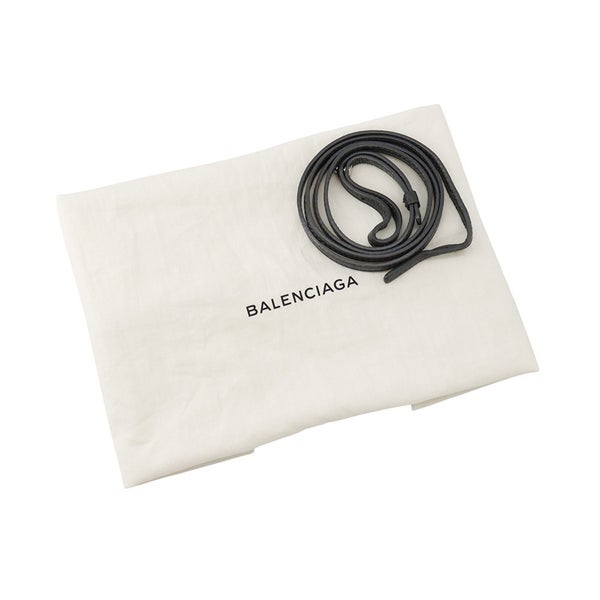 バレンシアガ ハンドバッグ ネイビーカバXS レザー 390346 BALENCIAGA 2way