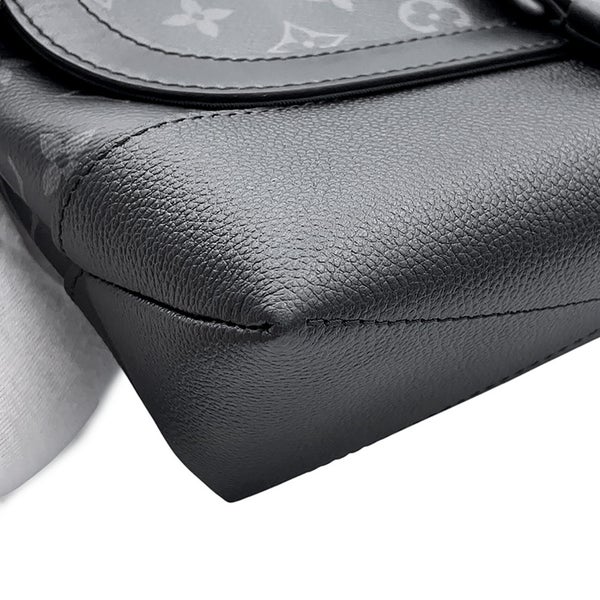 ルイヴィトン ショルダーバッグ モノグラム・エクリプス ソミュール・メッセンジャー M45911 LOUIS VUITTON ブラック 黒