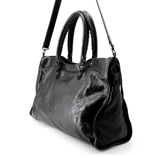 バレンシアガ トートバッグ ルシティ Le City ラージ 810364 BALENCIAGA 2wayショルダーバッグ 黒
