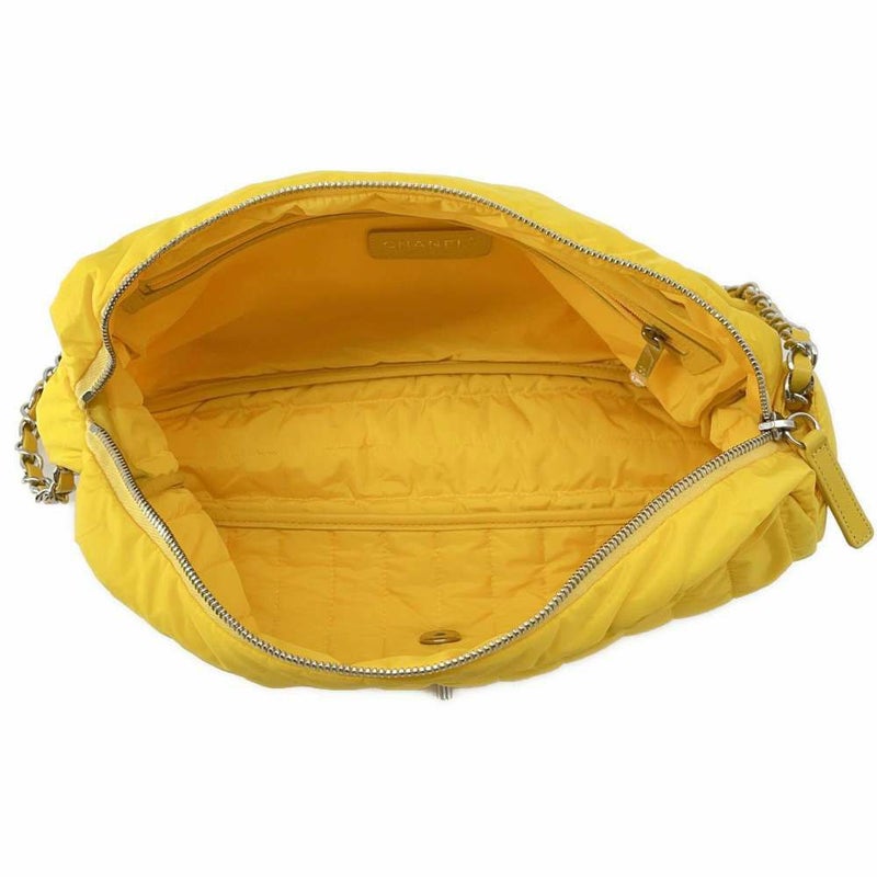 シャネル チェーンショルダーバッグ マドモアゼル ココマーク ナイロン A67080 CHANEL ポーチ付き