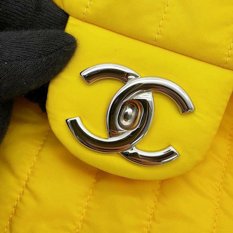 シャネル チェーンショルダーバッグ マドモアゼル ココマーク ナイロン A67080 CHANEL ポーチ付き