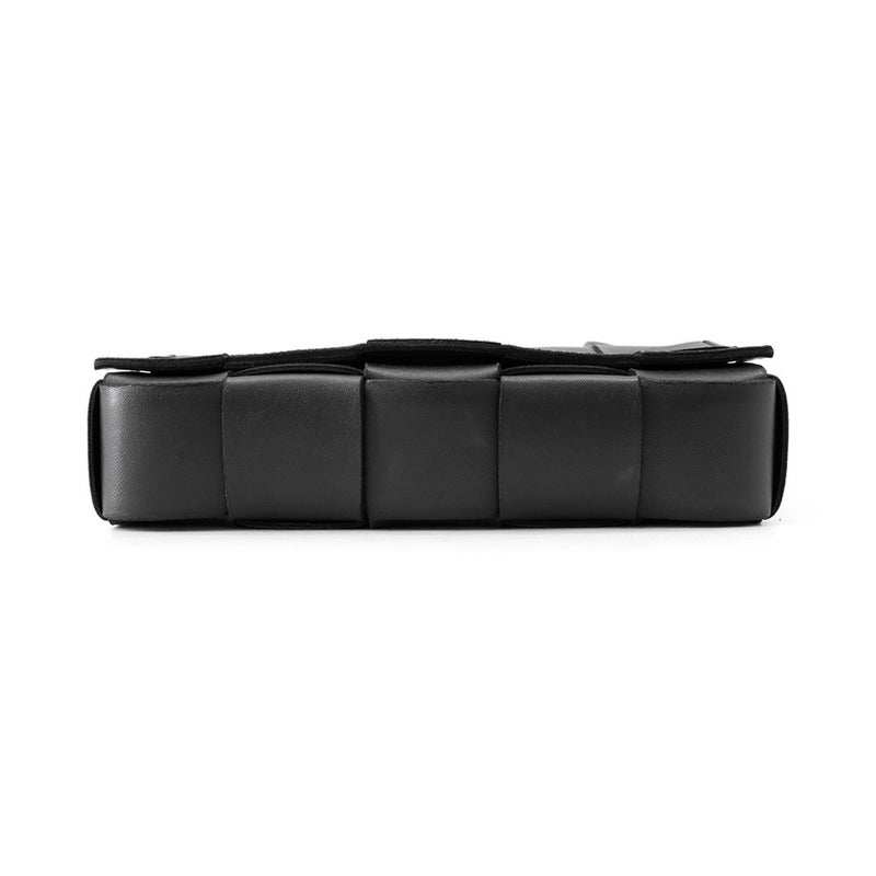 ボッテガヴェネタ ショルダーバッグ マキシイントレチャート スモール カセット ラムスキン 578004 BOTTEGA VENETA 黒