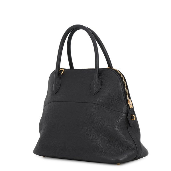 エルメス ハンドバッグ ボリード31 ブラック/ゴールド金具 トリヨンクレマンス Y刻印 HERMES Bolide 2wayショルダーバッグ 黒