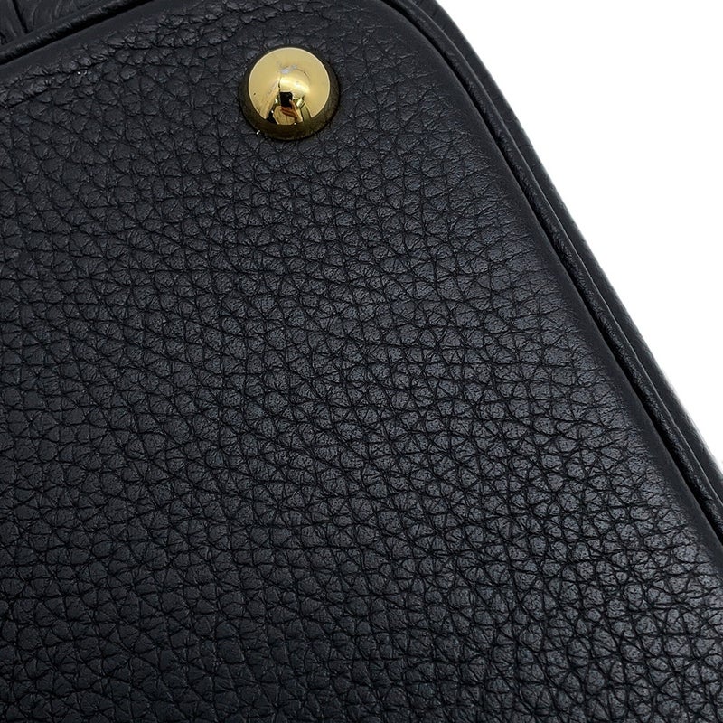 エルメス ハンドバッグ ボリード31 ブラック/ゴールド金具 トリヨンクレマンス Y刻印 HERMES Bolide 2wayショルダーバッグ 黒