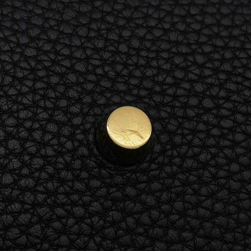 エルメス ハンドバッグ リンディ30 ブラック/ゴールド金具 トリヨンクレマンス Y刻印 2wayショルダーバッグ 黒