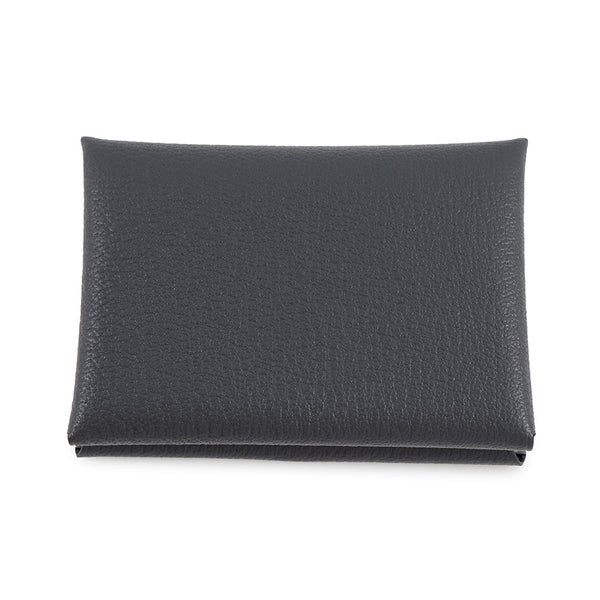 エルメス コインケース カルヴィ デュオ アルドワーズ/シルバー金具 シェブルミゾル K刻印 HERMES 財布