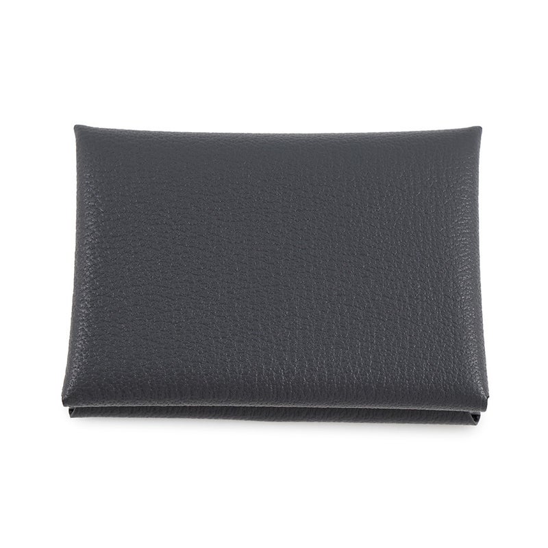 エルメス コインケース カルヴィ デュオ アルドワーズ/シルバー金具 シェブルミゾル K刻印 HERMES 財布