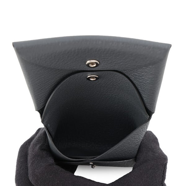 エルメス コインケース カルヴィ デュオ アルドワーズ/シルバー金具 シェブルミゾル K刻印 HERMES 財布