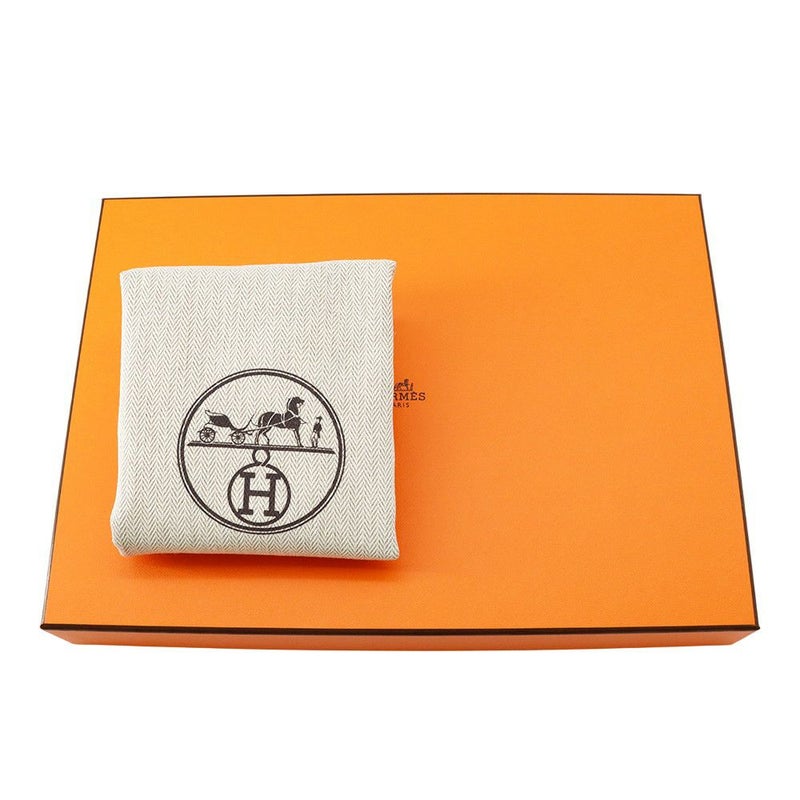 エルメス バッグ エールバッグジップ ミニ ブラック/エクリュ/ヴェールモワイヤン トワルミリタリー/ヴァッシュハンター K刻印 黒