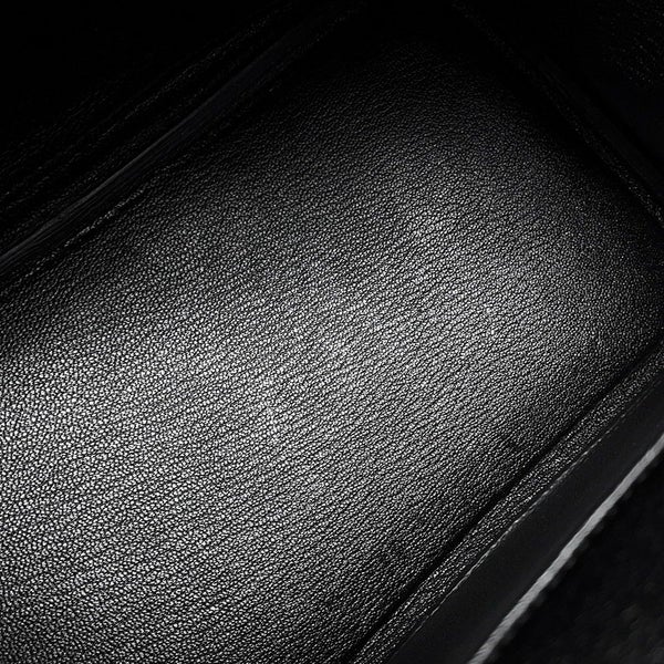 エルメス バーキン25 ブラック/シルバー金具 トゴ Y刻印 HERMES Birkin ハンドバッグ 黒