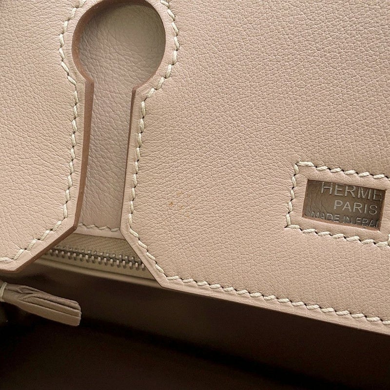 エルメス バーキン30 ギリーズ アルジル/エトゥープ/シルバー金具 スイフト □P刻印 HERMES Birkin ハンドバッグ