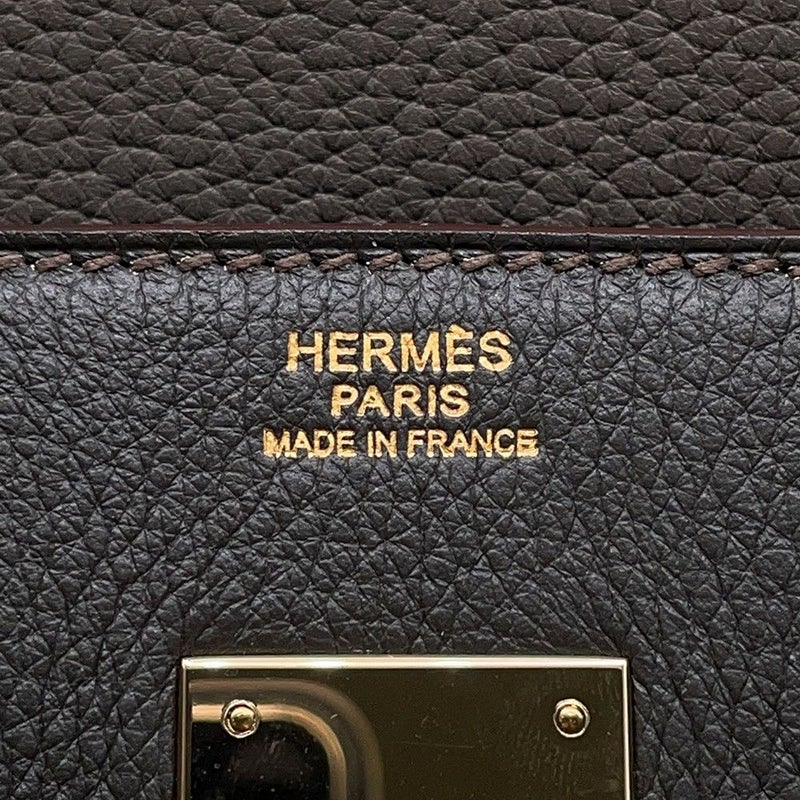 エルメス バーキン30 クラブ エタン/グラファイト/シャンパンゴールド金具 トリヨンクレマンス/リザード □P刻印 HERMES Birkin